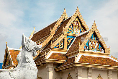 曼谷的佛寺外景，Wat Traimit